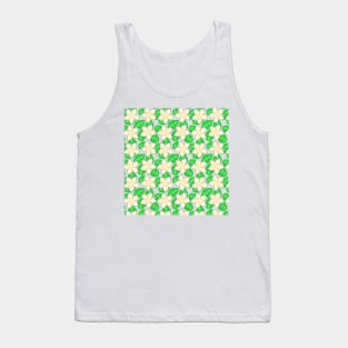 Frangipani Flower Pattern Tank Top